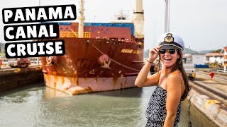 Cruising the PANAMA CANAL full transit time lapse [upl. by Rochemont]