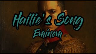 Eminem  Hailies Song HQ Lyrics [upl. by Yllek99]