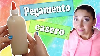 HAZ PEGAMENTO CASERO  DIY PEGAMENTO O COLA CASERA  Paito [upl. by Adniles]