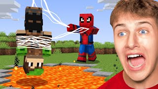 Minecraft Manhunt but Im Superheroes [upl. by Annekcm]