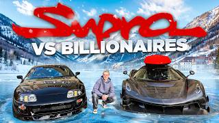 1000HP Supra terrorizing Billionaires Hypercarmeet in Switzerland [upl. by Adnohr]