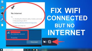 How To Fix WiFi Connected But No Internet Access On Windows 10  5 Ways [upl. by Philippe]