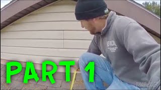 HOW TO INSTALL A METAL ROOF PART 1 [upl. by Weksler720]