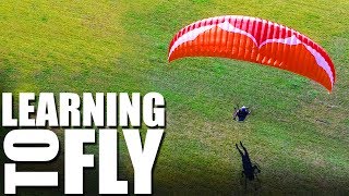 CHEAPEST WAY TO LEARN TO FLY  Paramotor Solo [upl. by Ahsirpac187]