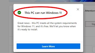 How to Check if your PC is Compatible with Windows 11 [upl. by Attelrak230]