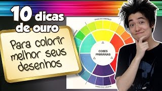 10 dicas de OURO para COLORIR MELHOR seus DESENHOS [upl. by Martens]