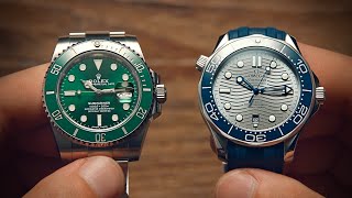 Why the Omega Seamaster Is Better Than the Rolex Submariner  Watchfinder amp Co [upl. by Enerehs]