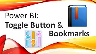 Power BI  Toggle Button and Bookmarks [upl. by Dlorej698]