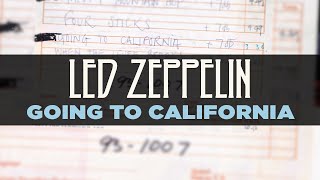 Led Zeppelin  Going To California Official Audio [upl. by Jaquith445]