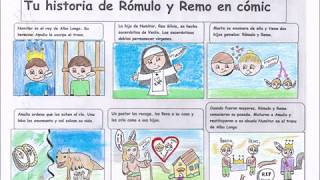 Cómic Rómulo y Remo 2º ESO  A [upl. by Schilit]