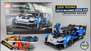 LEGO Technic 42123 McLaren Senna GTR detailed building review [upl. by Brynna]