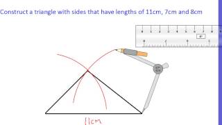 Constructing Triangles [upl. by Elleiad]