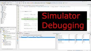 Debugging and Using the Simulator 🔴 PIC Microcontroller Programming Tutorial 13 MPLAB in C [upl. by Hazen315]