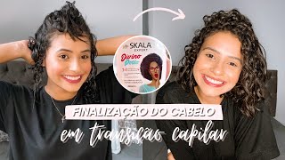 FINALIZAÇÃO DO CABELO EM TRANSIÇÃO CAPILAR [upl. by Gae]