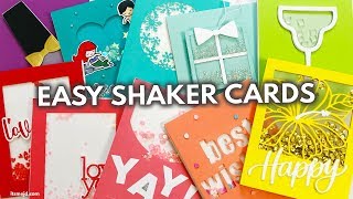 10 EASY SHAKER CARD IDEAS That Are PERFECT For Beginners [upl. by Boylan52]