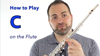 Beginner Flute Lesson 7  How to Play C [upl. by Anemaj]