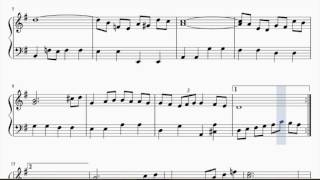 Air for the G String de Bach Partitura Fácil de Piano Easy Sheet Music for Piano [upl. by Anikes770]