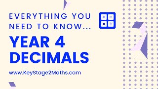 Year 4 Decimals  everything you need to know [upl. by Minnie]