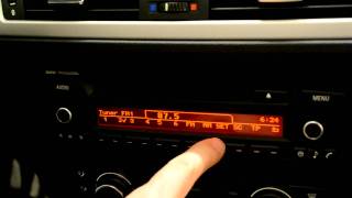 BMW Radio Professional manual facelift E87 E90 [upl. by Nnyled]