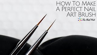 How To Make A Perfect Nail Art Brush [upl. by Chlori]