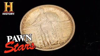 Pawn Stars CONTROVERSIAL Coin is quotREALLY REALLY COOLquot Extended Cut  History [upl. by Kramal]