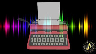 Old Typewriter Sound Effect [upl. by Cosma]