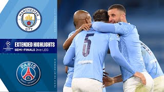 Manchester City vs Paris SaintGermain Extended Highlights  UCL on CBS Sports [upl. by Anilocin]