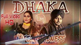 Dhaka  Sidhu Moosewala Feat Afsana Khan  Official Video  New Punjabi Song 2019  Life Madness [upl. by Namrak972]