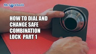 How to Dial and Change Safe Combination Lock Part 001  Mr Locksmith Training Video [upl. by Lemej276]