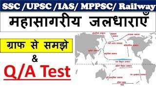 Geography  Ocean current  महासागरीय जलधाराएँ  Geography GK Question for SSC CHSL CGL Railway [upl. by Witte341]