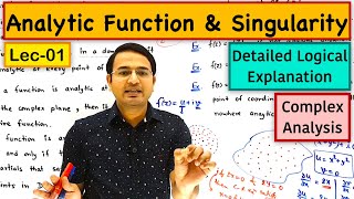 Analytic Function amp Singularity Lec01 [upl. by Aldo]