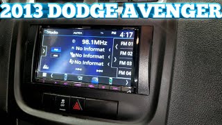 2013 dodge avenger radio removal and kenwood install [upl. by Arfihs]