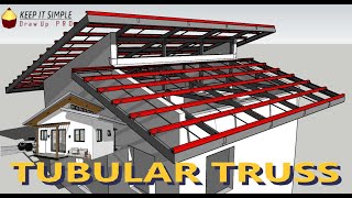 Tubular Truss  Clerestory Roof [upl. by Burrow]