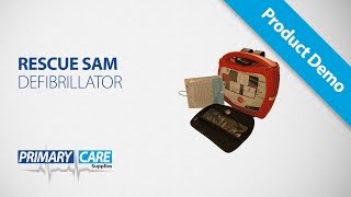 Rescue SAM AED Defibrillator Product Demo [upl. by Zeralda]