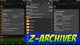 How To Use ZArchiver On Your Android Devices EASY GUIDE  How To Guide  PAID APPS  APK Guide [upl. by Zorana745]