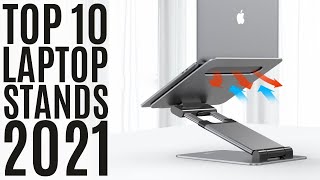 Top 10 Best Laptop Stands for 2021  Adjustable Laptop Holder  Laptop Riser for MacBook Notebook [upl. by Rehotsirk735]