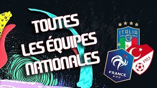 FIFA 20  toutes les équipes nationales [upl. by Leach]