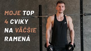 MOJE TOP 4 CVIKY NA RAMENA  VYSVETLENIE TECHNIKY [upl. by Porte190]