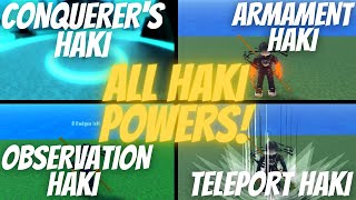 HOW TO GET ALL HAKI POWERS  King Legacy [upl. by Fawcett138]