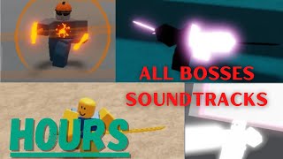 HOURS  All bosses soundtracks  ROBLOX [upl. by Anidam479]