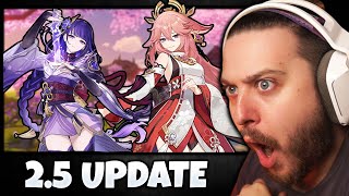 GENSHIN IMPACT 25 LIVESTREAM REACTION [upl. by Esinel119]