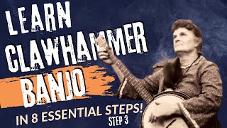 How to Play Clawhammer Banjo in 8 Essential Steps STEP 3 [upl. by Nylac58]