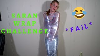 SARAN WRAP ESCAPE CHALLENGE [upl. by Elwyn302]