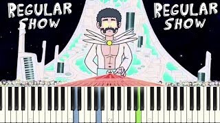 Regular Show  Gary vs David Synthesizer Duel  SHEET amp MIDI [upl. by Geoff354]