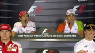 Jarno Trulli and Adrian Sutil conversation after the crash at Brazil 2009 [upl. by Seel]