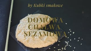 Domowa chałwa sezamowa z 2 składnikówVEGEHomemade sesame halva recipetutorial ENGPL [upl. by Demetra919]