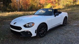 2017 Fiat 124 Spider Abarth 6MT – Redline Review [upl. by Major488]