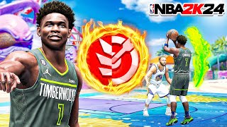 ANTHONY EDWARDS SLASHER BUILD is BREAKING NBA 2K24 [upl. by Forland]