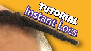 INSTANT LOCS TUTORIAL  CROCHET YOUR HAIR IN 10 MINUTES  2020 LOC JOURNEY [upl. by Gnaig]