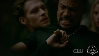 The Originals 4x02 Elijah amp Marcel fight Freya frees Klaus [upl. by Eimot115]